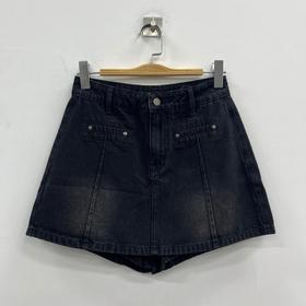 NC简约百搭牛仔短裤裙50707（蓝）秋季 153011450321