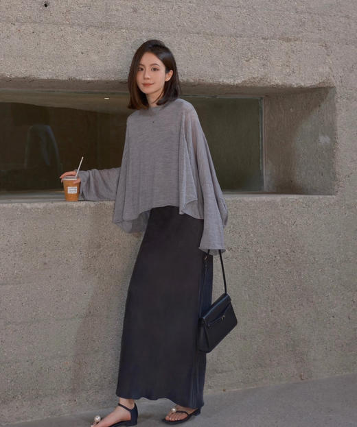 老米优品🎈3-5天！ 《软糯限定 . 羊绒感面膜裙》软糯糯，仿羊绒质感，针织半身裙，松弛慵懒~Q250903A 商品图4