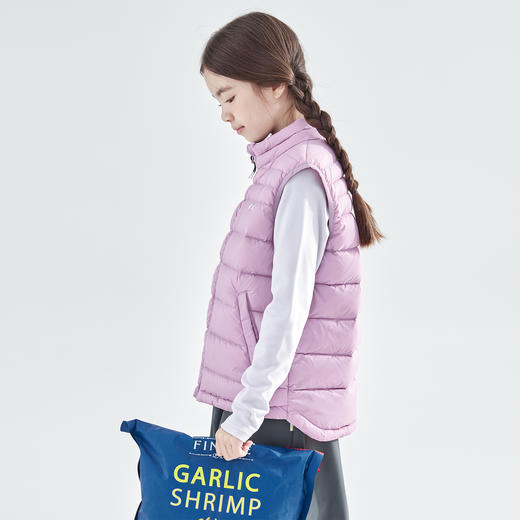 cicochild25年冬季新款亲子中大女童轻薄羽绒马甲防钻绒保暖上衣 商品图4