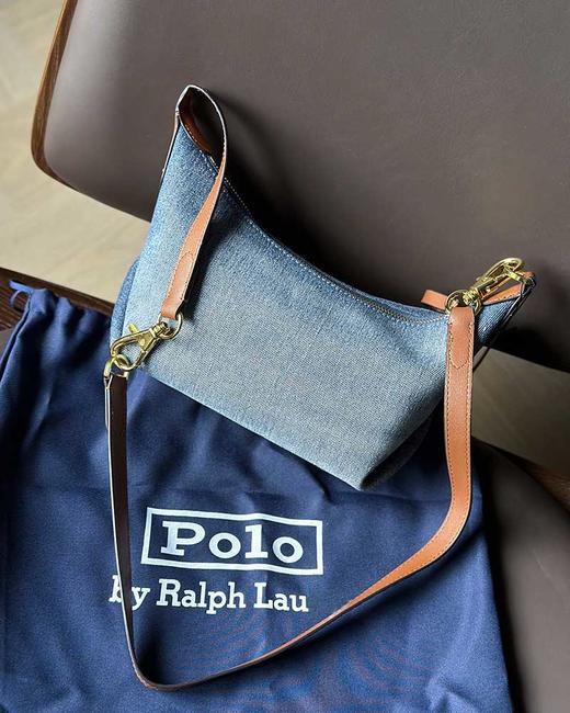 现货 THS-无 RL马球家 客供水洗打磨做旧腋下包 CQ1415 商品图3