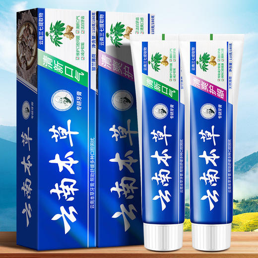 9.9抢3支【云南牙膏3支装！线下商超一支29.9元】云南牙膏110g/支，植物清新口气一整天、呵护口腔问题！ 商品图3