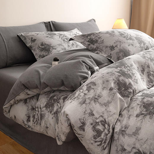 【复古三层纱提花四件套】复古三层纱四件套良品提花全棉套件全棉柔软纱布民宿床品 商品图9