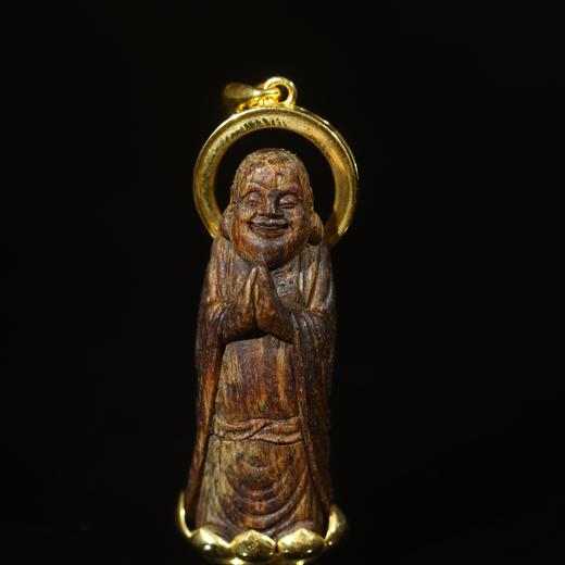 BC.DF5-9.1-7   加里曼丹沉水(弥勒佛)挂件 ，3.45g 商品图0