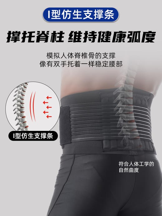 加强型支撑护腰 |  美津浓MIZUNO 缓解腰背疼痛/腰肌劳损/腰间盘突出/腰部扭伤/急性腰疼护腰C2CS0023 商品图2