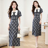 XS9230格子连衣裙女2025夏季新款女装韩系气质优雅设计感小众显瘦长裙 商品缩略图3