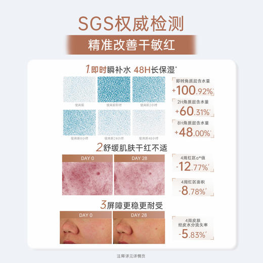 【小麦保湿面霜】准孕期安心 大干皮补水必入！多效锁水 24H高保湿 舒缓干燥脆弱 小麦胚芽水润倍护保湿精华霜50g 商品图4