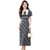 XS9230格子连衣裙女2025夏季新款女装韩系气质优雅设计感小众显瘦长裙 商品缩略图4