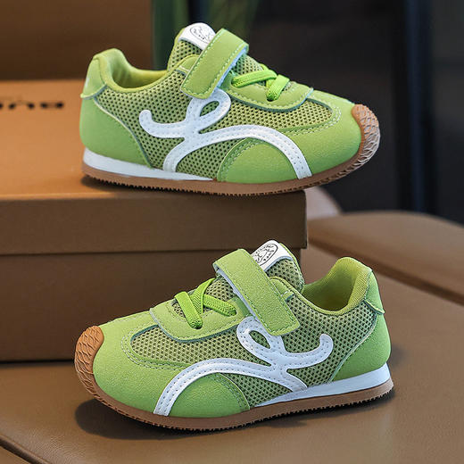春秋儿童阿甘鞋板鞋休闲双网透气网鞋运动德训鞋软底 商品图11