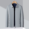 【男士新款翻领夹克衫】长袖夹克时尚都市中年商务行政高端外套 商品缩略图0