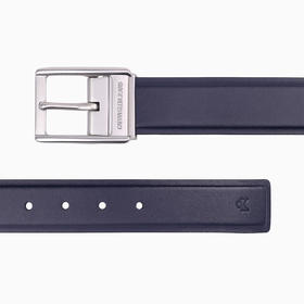 011334796729 卡尔文克雷恩Calvin Klein CK Jeans男士经典商务双面两用同色系方型针扣式牛皮腰带HC0617