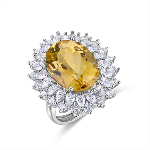 G.C珠宝 GLORY CASE豪镶大克拉彩色宝石系列 水晶托帕石gkzs【爆单3-5天发货】 商品图13