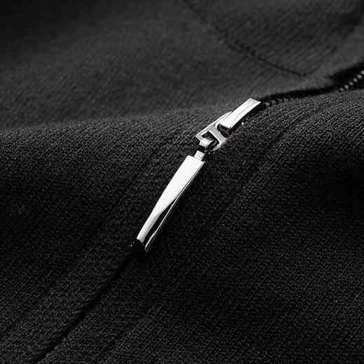 【DPF】大依优型大码针织衫男士半袖毛衫圆领半拉链秋季新款短袖毛衫商务轻奢高品质针织衫加肥加大 商品图2