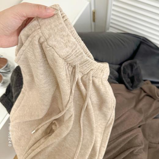 老米优品🎈预售15天发！ 《软糯限定 . 糯米羊绒感阔腿裤》小直筒阔腿，显瘦不臃肿，炒鸡舒服的一条！！K250903A 商品图9