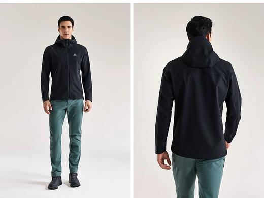 点此购买 凯乐石春秋季男士M8连帽软壳冲锋衣 bk 329471 商品图8