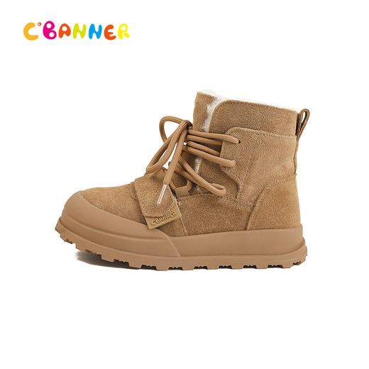 千百度冬季雪地靴圆润宽敞鞋头童鞋A25785033 商品图1