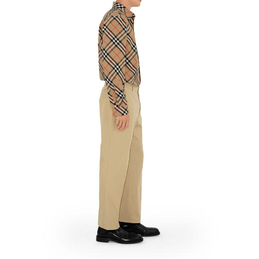 BURBERRY 巴宝莉 男士格纹棉质长袖衬衫 格子 8106165 B9368 商品图2