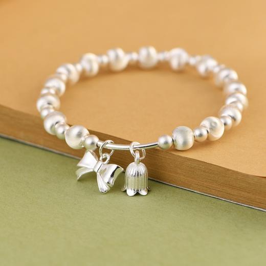 【魅力宣言】足银盘缠手串猫眼珠蝴蝶结手链【SCH-CK40244-4】 商品图2