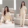 千奈美凉感莱赛尔夏季透气情侣家居服套装 商品缩略图5