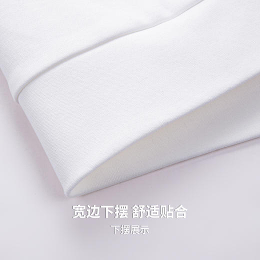 【100%棉】圣得西男圆领休闲卫衣2025秋季新款微落肩字母烫印上衣 商品图8