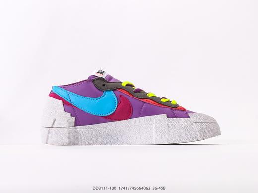 耐克SACAI x Nike Blazer Low解构低帮休闲运动板鞋DD3111-100男女鞋 商品图1