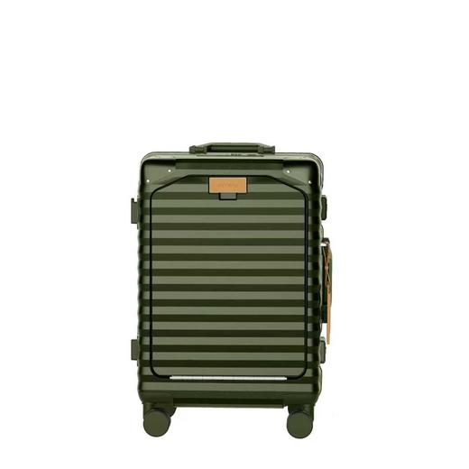 【新款】亚马逊同步上新火爆欧美时尚商务前开口铝框箱宽拉杆旅行箱20寸商务登机箱USB充电 商品图7