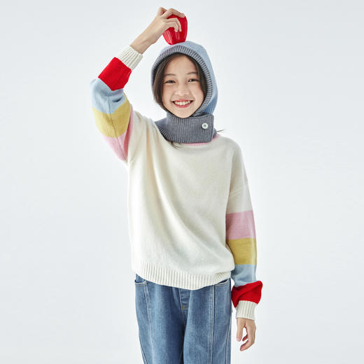 棵初围脖一体针织帽801K258037CD 商品图6