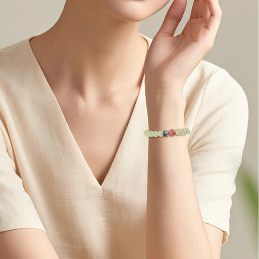 待放晴水和田玉手串8mm 商品图0