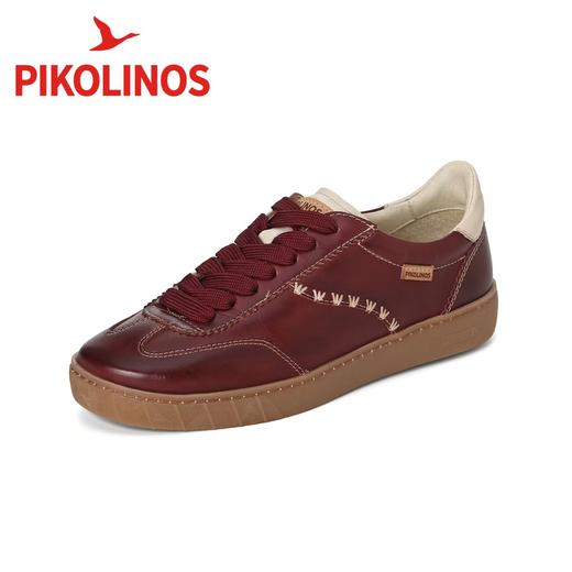 【Pikolinos】  B3F |  派高雁秋季牛皮深口圆头平跟系带德训鞋PL258703 商品图0