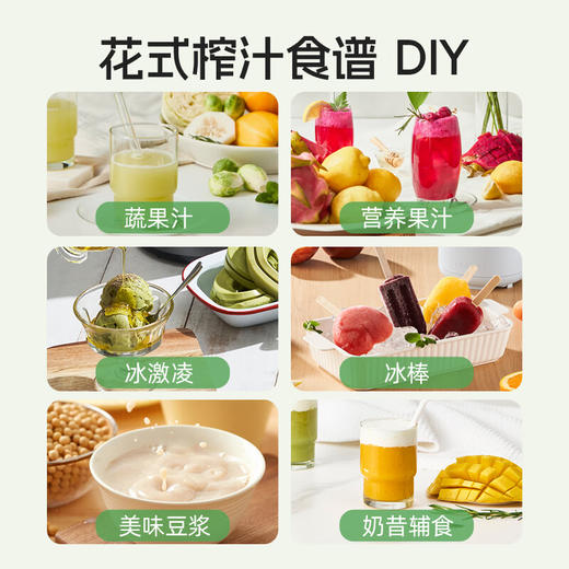 惠人（HUROM）原汁机无网多功能大口径家用低速榨汁机果渣汁分离韩国进口冰淇淋机家用 H70FT 商品图6