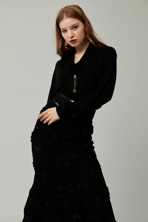 SAFICOO 优雅女人 蝙蝠袖设计式针织衫 商品图1