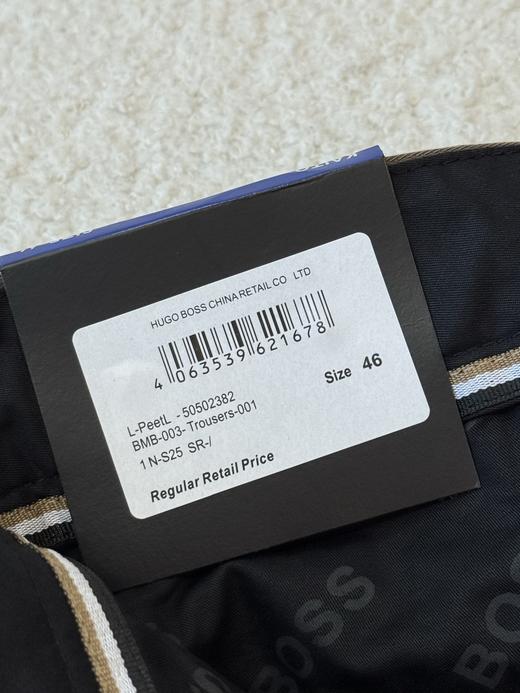 BOS春秋混纺西裤百搭男士商务舒适休闲裤 商品图10