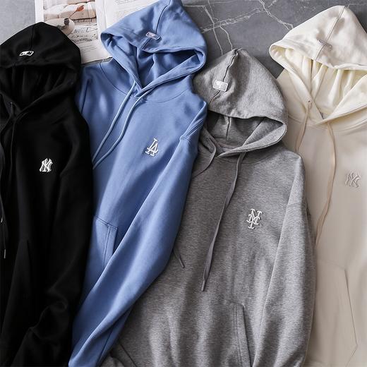 【MLB经典小标连帽卫衣HDB01】MLB男女同款纯色小标百搭休闲连帽卫衣25秋季新款 商品图14