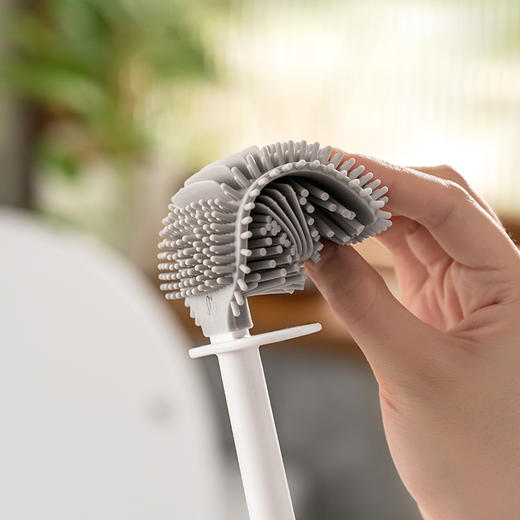 懒角落壁挂多功能马桶刷 商品图2