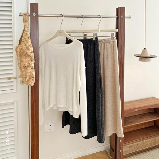 老米优品🎈3-5天！ 《软糯限定 . 羊绒感面膜裙》软糯糯，仿羊绒质感，针织半身裙，松弛慵懒~Q250903A 商品图9