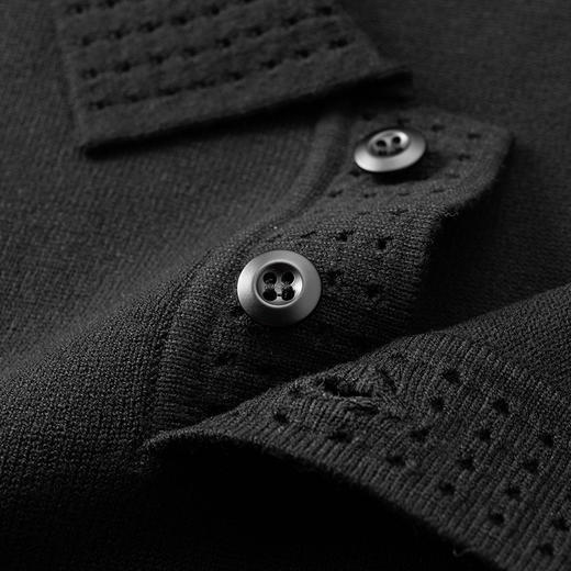 【DPF】大依优型大码男装时尚休闲商务翻领短袖毛衣POLO衫男半袖针织衫 商品图3