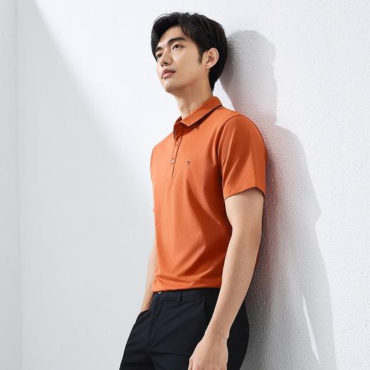 【7A抗菌2A防螨】柒牌凉感短袖POLO衫男夏季新款商务百搭翻领T恤128T71480 商品图1
