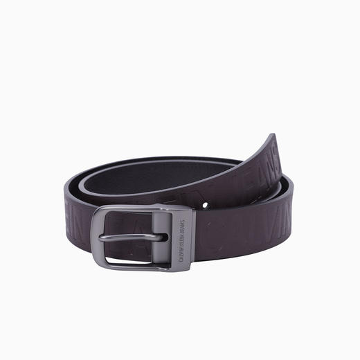 011334569804 卡尔文克雷恩Calvin Klein CK Jeans 男士双面用压印LOGO针扣腰带HC0554H1【90cm】 商品图1