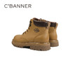 千百度冬季工装靴复古鞋头贴合脚型男时尚休闲鞋A25526207 商品缩略图3
