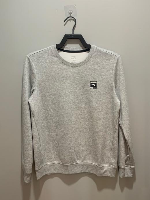 安踏2025秋季新款男圆领长袖T恤套头卫衣舒适圆领打底衫152547707 商品图0