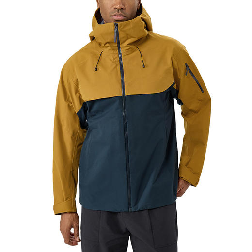 跃牌【欲动春风】男装系列 秋冬硬壳冲锋衣全压胶防风防暴雨透气户外徒步登山滑雪服连帽外套D16006 商品图4