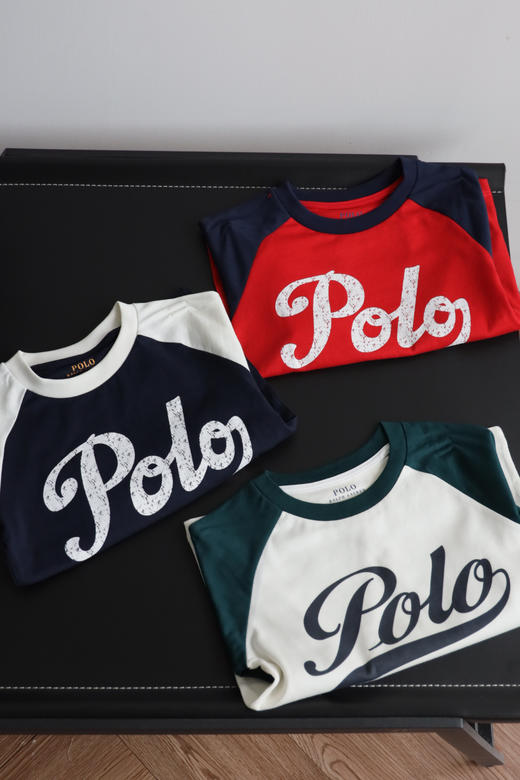 25新款 R.L儿童马球 长袖纯棉打底重工T恤 TZ010 商品图2