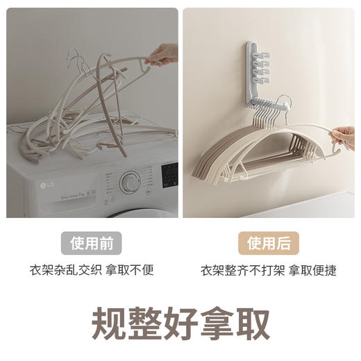 懒角落阳台衣架收纳架 商品图4