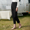 2018夏装收腰直筒裤女百搭黑色休闲裤女九分裤子 商品缩略图0