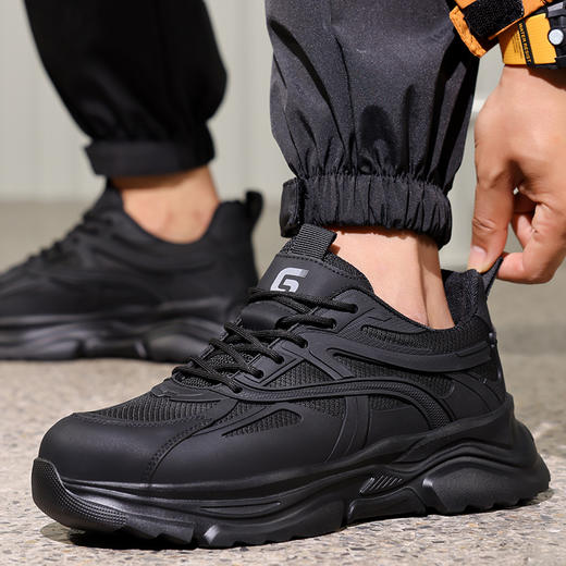 劳保鞋休闲系列防砸防刺穿欧标钢包头凯夫拉橡胶底防滑耐磨 商品图1