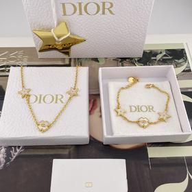 迪奥 白贝星草手链/项链（XK）