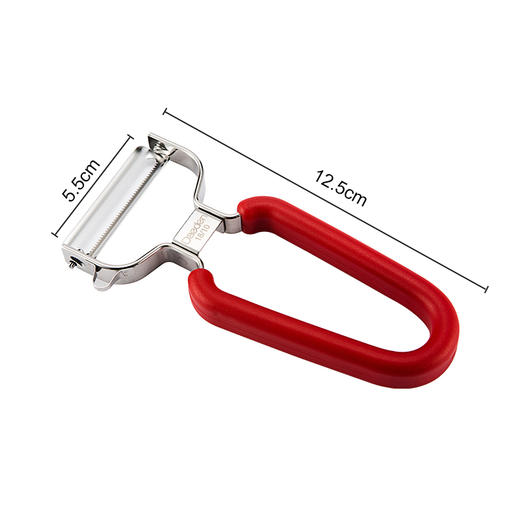 戴德不锈钢U型削皮刀|双向锯齿刀刃，削皮又薄又快！ 商品图4