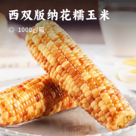 西双版纳花糯玉米 | 软糯清甜 胞衣轻薄细腻 肉质饱满Q弾 玉米味浓 拒绝冻玉米 新鲜玉米控温蒸煮 高温灭菌 真空密封锁鲜