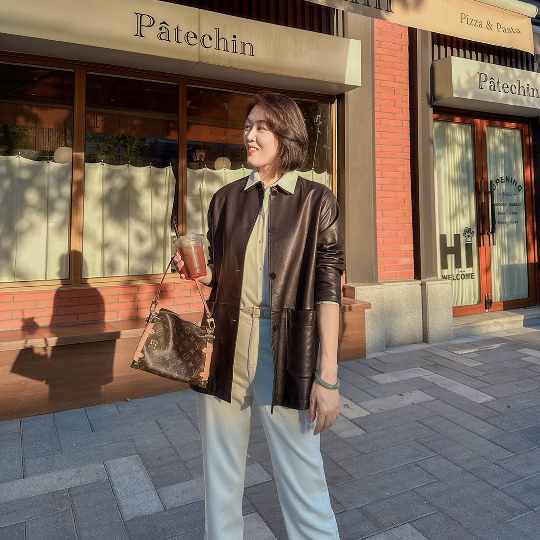 （老板自留）火桐hooton 铂金系列 西班牙进口绵羊皮翻领皮衣外套夹克XP25071