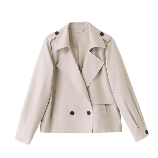 HR ZYF2505气质风衣洋气时尚休闲春秋英伦风夹克上衣 商品图6