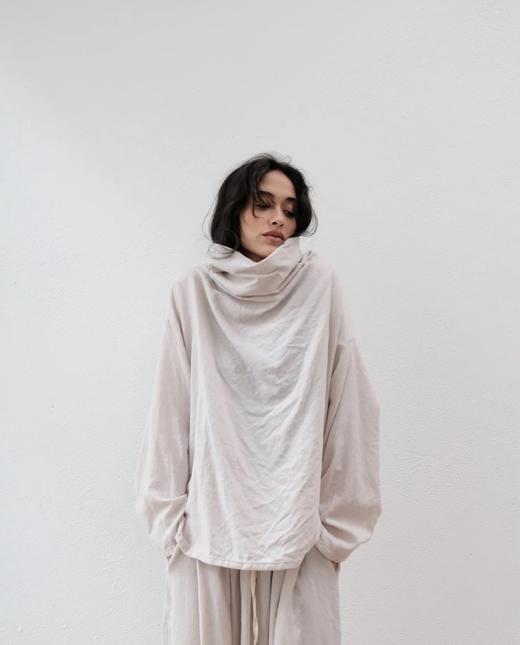 elsa esturgie2色堆领上衣 商品图10